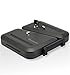 Hornady Dual-Lid Gun Lock Box - Two Compartment Portable Lock Box with Separate Lid and Lock - This Small Gun Safe Stores Handguns and Ammo Separately - Measures 11 x 10 x 2 Inches - Item 95229
