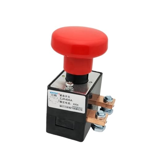 Bouton d'arrêt d'urgence ZJK400A pour circuits d'alimentation CC de véhicules - 2