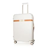 [サムソナイト ブラック レーベル] スーツケース キャリーケース リッチモンド 2 Richmond II スピナー68 4-6泊 Mサイズ ポーチ ラゲッジカバー付き ハンガー付きガーメントケース レザーハンドル TSAロック付き 72L 68cm 4.2kg オフホワイト