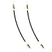 Greenten 3/4 4/4 Violin Nylon Fiddle/Violin Tailpiece Gut Cord with Brass Screw Replacement Tailgut Tailcord, 2Pcs