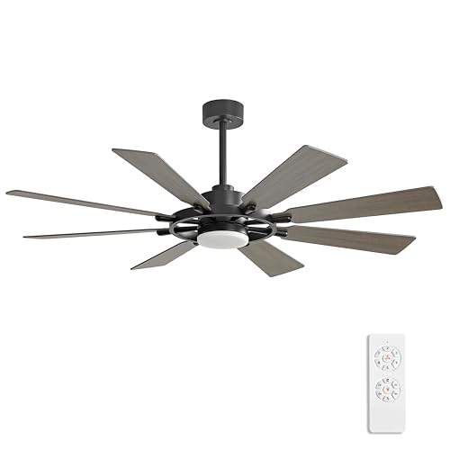 ELEHINSER 72 Inch Ceiling Fan With Lights