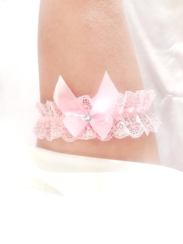 Image of Blue Garters for Bride Wedding Garter Set for Bride Bridal Garter Leg Thigh Blue