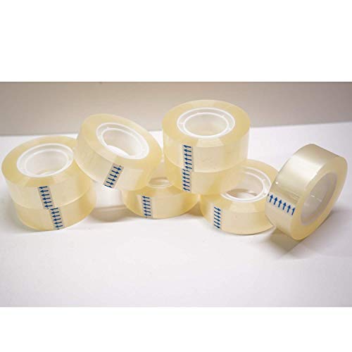 KIDMEN Transparent Tape,Clear Tape for Office,Home, School,8 Rolls,0.7 x 1300 Inch