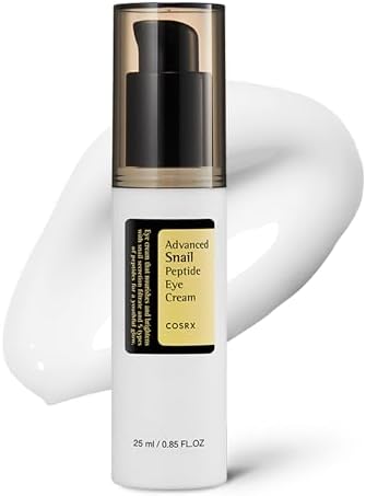 COSRX Snail Mucin Peptide Under Eye Cream, 0.84 fl oz, 73.7% Snail Mucin and Niacinamide, Eye Care, Eye Cream Anti Aging, Dark Circles, Korean Skin Care