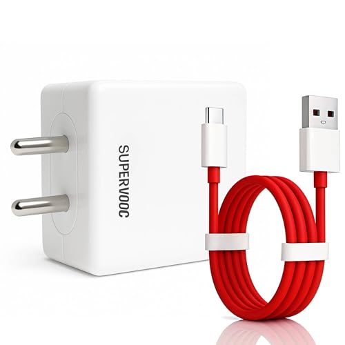 Image of Hoerrye 100W Supervooc Fast Charger with C-Type 1M Cable|100w USB C Charge for OnePlus, Realme, Oppo, Redmi, Xiaomi,Poco,iQOO,Motorola|Support| Dart|Dash|Warp|Vooc|SuperVooc|100-watt Charging