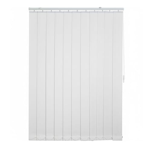 Lamellenvorhang Komplettset Nach Maß, Vertikaljalousie 97mm, Verdunkelung Verdunkelungsjalousie Innen, Lamellenvorhänge für Tür Und Fenster, 60-320cmW X 100-300cmH Weiß(W150x130cm) Lamellenvorhang Komplettset Nach Maß, Vertikaljalousie 97mm, Verdunkelung Verdunkelungsjalousie Innen, Lamellenvorhänge für Tür Und Fenster, 60-320cmW X 100-300cmH Weiß(W150x130cm)