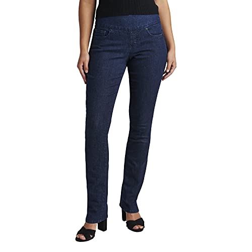 Jag Jeans Women's Petite Peri Pull-on Straight Leg Jean