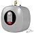 FOGATTI Electric Tank Water Heater, 8.0 Gallon Point of Use Instant Hot Water Heater 120V 1440W, Wall or Floor Mounted, Easy to Install