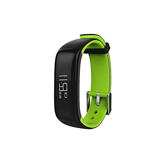 Forge P1 Fitness Tracker Bluetooth Waterproof Smart Wristband with Heart Rate Monitor Adjustable for iPhone Andriod Smartphone - Green