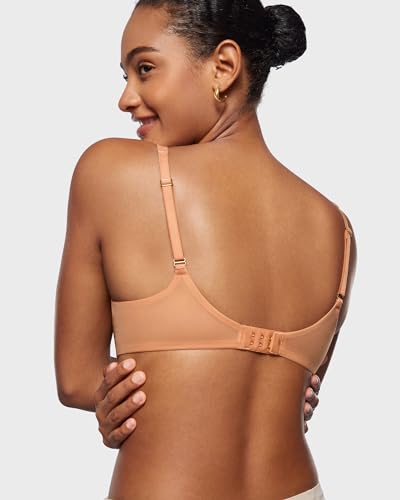 Image of INLYRIC Women's Mesh Balconette Bra Unlined | Ultra-soft, Unlined, Underwire, Light Support, No Padding, Semi-sheer, Demi, Seamless Look, Sexy, Supportive Comfortable