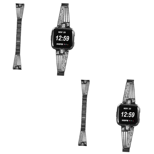 Bracelet de remplacement acier confortable noir BESTonZON