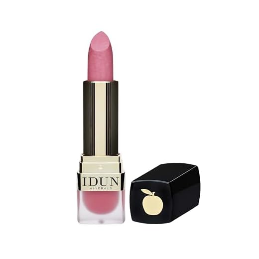 IDUN Minerals Creme Lipstick - Ultra, Creamy Texture - Rich Color Payoff - Comfortable Long Lasting Finish - Suitable For All Skin Types - Elise, Light Pink, 0.12 Ounce, (I0100320)
