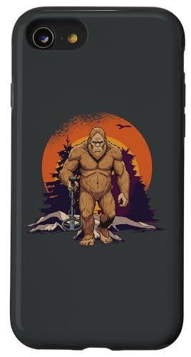BIGFOOT-DETECTOR, 金属探知機 アクセサリー 宝物を探す 金属探知機 スマホケース iPhone SE (2020) / 7 / 8 用