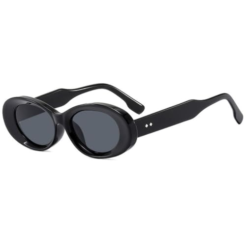 Lunettes de soleil rétro ovales à petite monture avec verres résistants aux UV