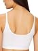 Yummie Women's Cotton Seamless Wire Free Bra, White, Large/X-Large