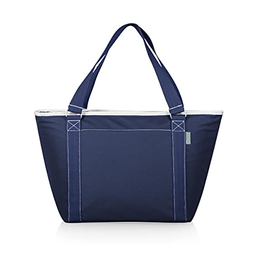 ONIVA - a Picnic Time Brand Topanga Insulated Cooler Tote, Navy , 13.8" x 8.5" x 13" - Thumbnail 3