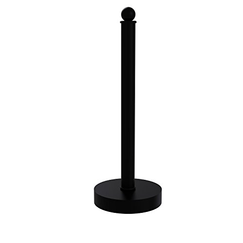 Allied Brass 1051-BKM Kitchen Paper Holder, Matte Black