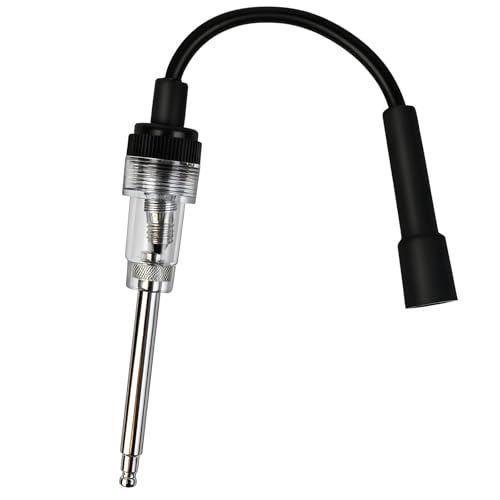 Arvoni Comprobador de Encendido, Probador de Bujías Ajustable, Herramienta de Diagnóstico de Chispas, Comprobador de Bobinas de Encendido para Motores, Coches, Motos y Cortacéspedes