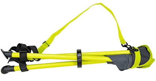 Alps Mountaineering Tri-Leg Stool - Charcoal/Citrus, New #TOP1