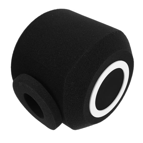 Cubierta insonorizada y protectora para micrófono de escritorio negro filtro transmisiones