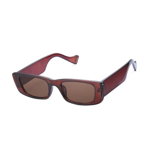 Lunettes de soleil UV400 tendances pour femmes petites carrées vintage