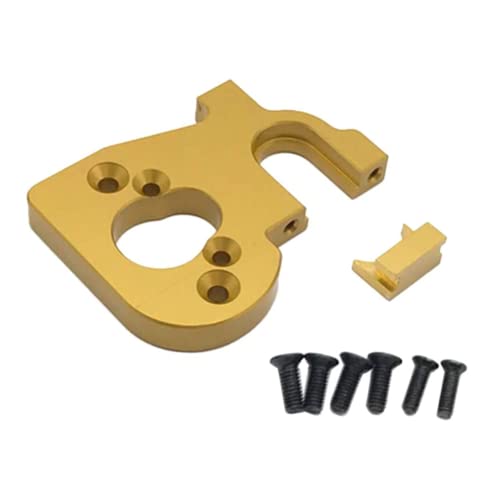 Aluminum Motor Mount Seat Holder For Rc Hobby 1/14 Wltoys 144001 Buggy Upgrades Parts (Yellow) #TOP4