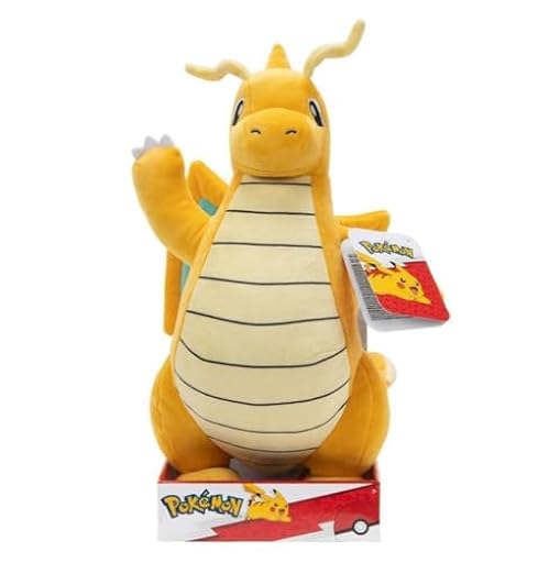 Pokémon Plush Dragonite de 30 cm – Juguete de peluche para niños 2+ – Peluche oficial. | Ya disponible en tu tienda friki favorita! En mundofriki.es! Pokémon Plush Dragonite de 30 cm – Juguete de peluche para niños 2+ – Peluche oficial. | Ya disponible en tu tienda friki favorita! En mundofriki.es!