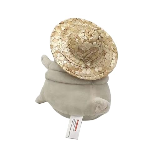 KUKUShining Süßes Mops Plüschtier Weiches Knuddeliges Stofftier für Kinder Hundefreunde und Einzigartiges Geschenk für Mops Liebhaber und Geburtstage(Pug(hat))