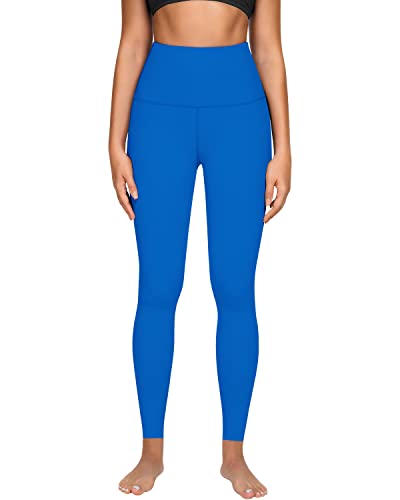 Queenieke Women Yoga Leggings High Waist Running Pants Workout Tights Size S Color Dream Blue #TOP5
