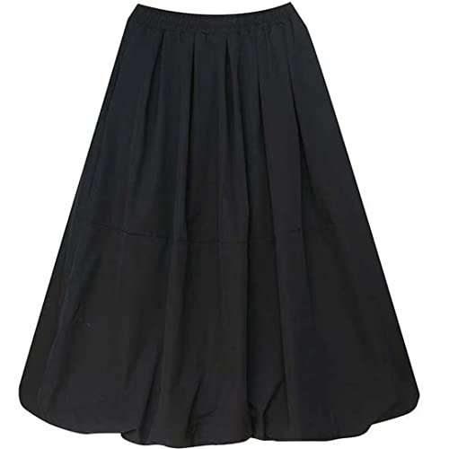 Jupe noire plissée à poches la solution silhouette élancée taille haute - 2