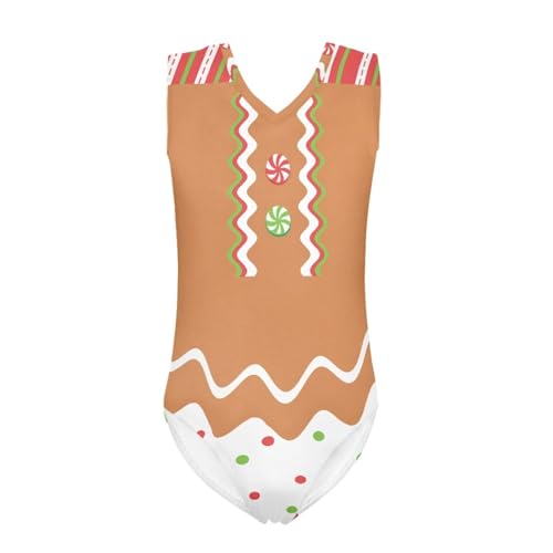 Image of INSTANTARTS Gymnastics Leotards Girl Dinosaur Dancewear Activewear Quick Dry