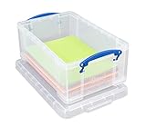Really Useful Box Aufbewahrungsbox 9 Liter, transparent klar