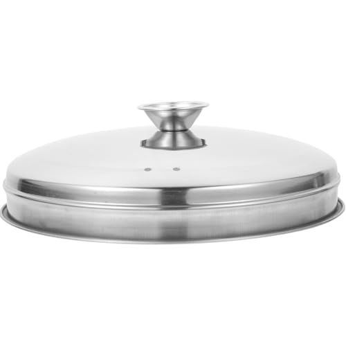 ANDRESLAD Cubierta de Acero Inoxidable para Bistec Tapa Cúpula para Derretir Queso y Proteger Alimentos Accesorio para Parrilla y Cocina Doméstica Resistente y Duradera
