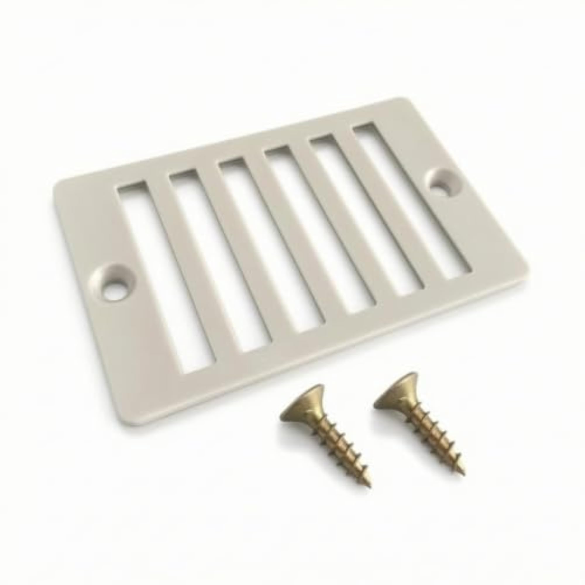 Slotted Pool Drain Cover with Screws, Square Pool Drain Grille
