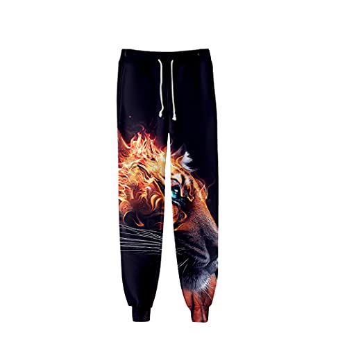 Pantalon de jogging hip-hop tigre 3D survêtement décontracté animal streetwear homme femme