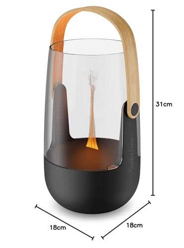 Miniatura 8 de Stadler Form Sophie - Difusor De Aroma Y Farol Para Interior Y Exterior, Emite Aceites Esenciales A Elegir, Iluminado Con Efecto Llama, Funciona Con Batería Hasta 11 Horas, Color Negro Con Mango De