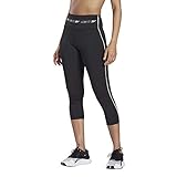 Eng anliegende Passform Reebok Lm High Rise 3/4 Tight Damen-Leggings S Schwarz