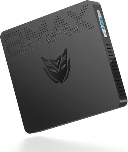 Image of Bmax B1 Pro Mini PC, Intel Celeron N4000 (Up to 2.6GHz), 8GB LPDDR4 128GB eMMC (2TB M.2 SSD Expansion Support), USB 3.0 /Wi-Fi 5 /BT 4.2 Micro Computers with HDMI & VGA for Dual 4K Display Pro Work