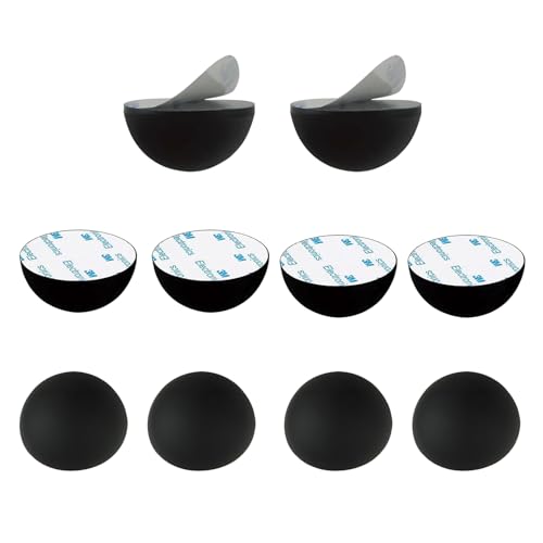 Laitejituan 10 Stück Gummifüße Selbstklebend Schwarz 30mm Gummifüße für Lautsprecher Halbkugel Lautsprecher Spikes für HiFi Geräte, Lautsprecher, Verstärker und...