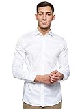 hemd slim fit schulterklappen Hemd von PREMIUM JACK & JONES Male Hemd Super schlank MWhite