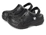 Crocs Unisex Kid Via Lined Clogs (Little Kid) Black 1 Little Kid Medium