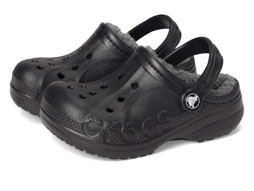 Crocs (�N���b�N�X) �L�b�Y ���n�t�� �N���b�O�B, �u���b�N///�z���C�g, 34 EU