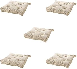 IKEA Malinda Chair Cushion, Light Beige(Pack of 5) (Pack of 5 (Size: 6/14