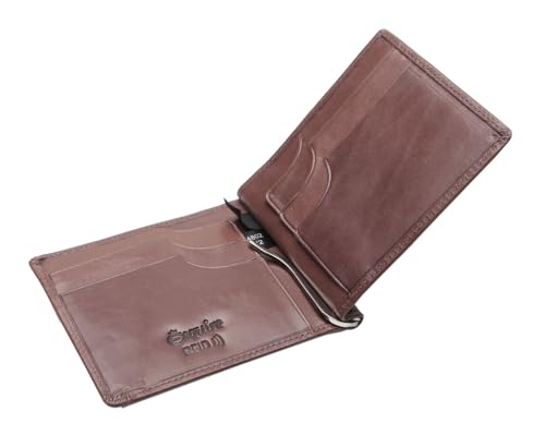 Porte-monnaie cuir Esquire Toscana 12 cm pour organiser vos cartes et pièces sans encombrement - 2