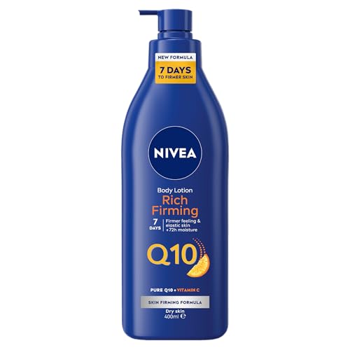 NIVEA Q10 Rich Firming Body Lotion with Vitamin C 400ml | Intensive 72-hour Moisture | Improve Skin's Firmness | Enhances Elasticity | For Dry Skin Types | Perfect for Daily Use