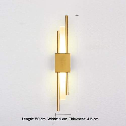 Luz de pared sin cables para dormitorio con interruptor táctil led 6