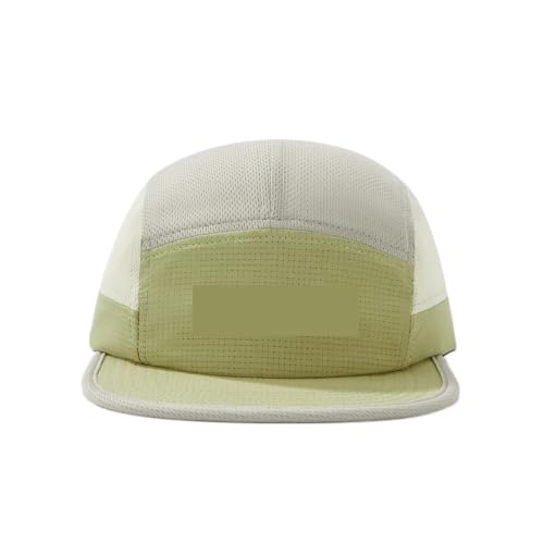 Gorra de béisbol de 5 paneles gris que no aprieta y evita el sudor