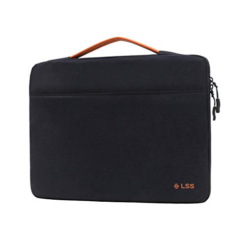 Funda protectora para portátil LSS con asa de cuero PU 14-15.6" miniatura 1