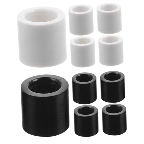 Hemoton 10pcs Snooker Tip Covers Plastic Pool Tips for Billiards Durable Protection for Club Use Easy to Replace Billiard Stick Accessories