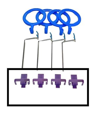 Digital x-ray Holders for Digital Dental Sensor, XCP Holder, Intraoral x-ray Holders. Compatible with K O D A K/Carestream for Digital Dental X-ray (Blue Pack of 04 Holders)